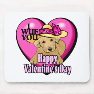 Labrador Retriever Valentine's Day Gifts Mouse Pad
