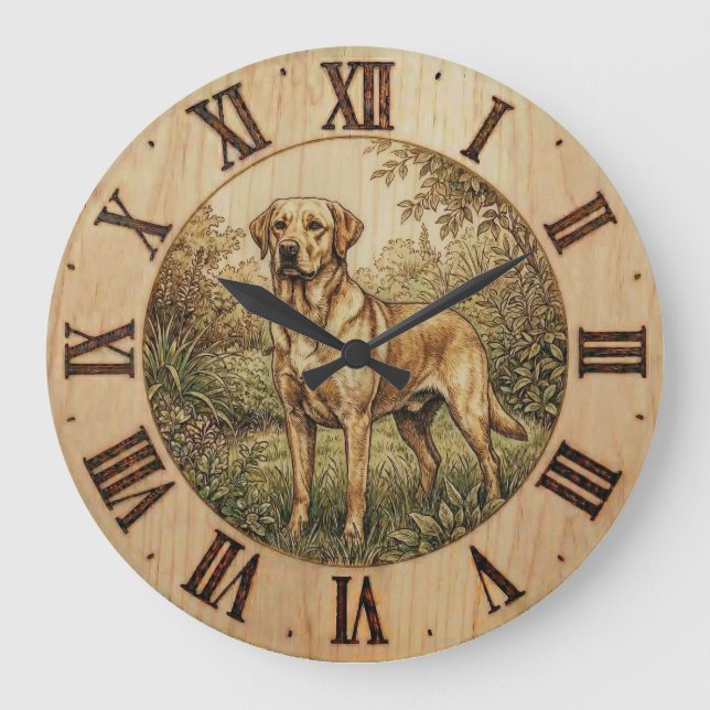  Labrador Retriever - Wall Clock  (Front)
