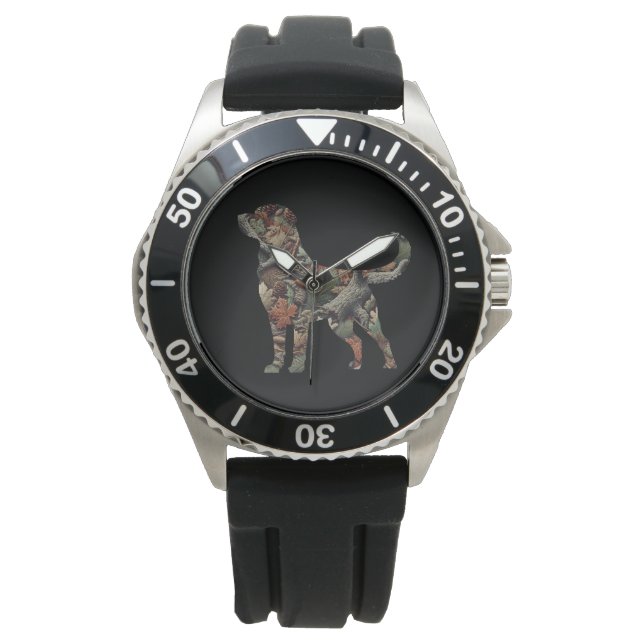 Labrador Retriever Watch, Camo Watch Men (Front)