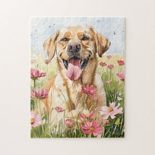Labrador Retriever Watercolor Puzzle