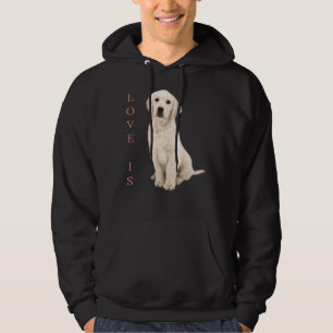 Labrador Retriever White Lab Dog Mom Hoodie
