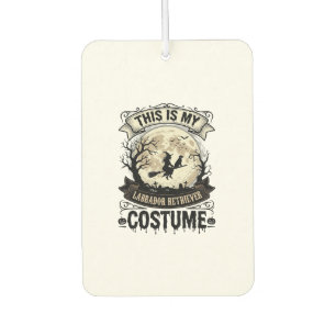 Labrador Retriever Witch Halloween Costume Shirt_1 Air Freshener
