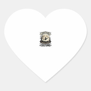 Labrador Retriever Witch Halloween Costume Shirt_1 Heart Sticker