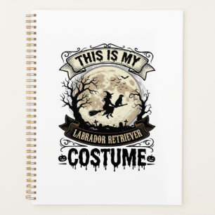 Labrador Retriever Witch Halloween Costume Shirt_1 Planner