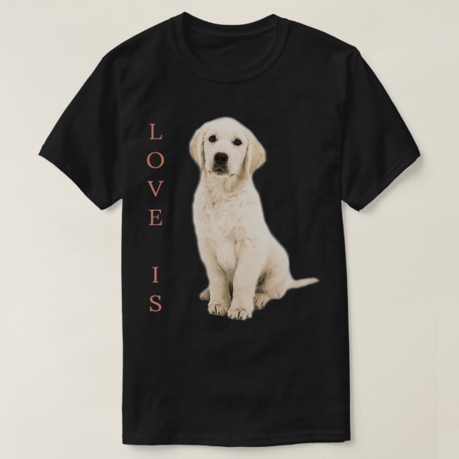 Labrador Retriever  Women Men White Lab  T-Shirt (Design Front)