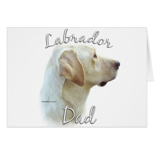 Labrador Retriever (yellow) Dad 2 (Front Horizontal)