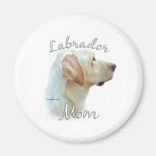 Labrador Retriever (yellow) Mom 2 Magnet