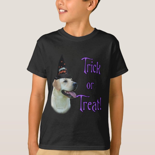 Labrador Retriever (yellow) Trick T-Shirt (Front)