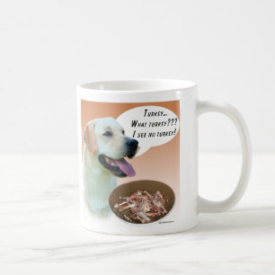 Labrador Retriever (yellow) Turkey Coffee Mug