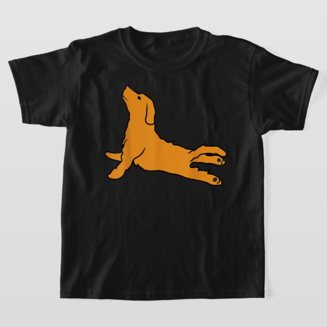 Labrador Retriever Yoga Lab Dog Gifts Mom Dad Kids T-Shirt (Laydown)