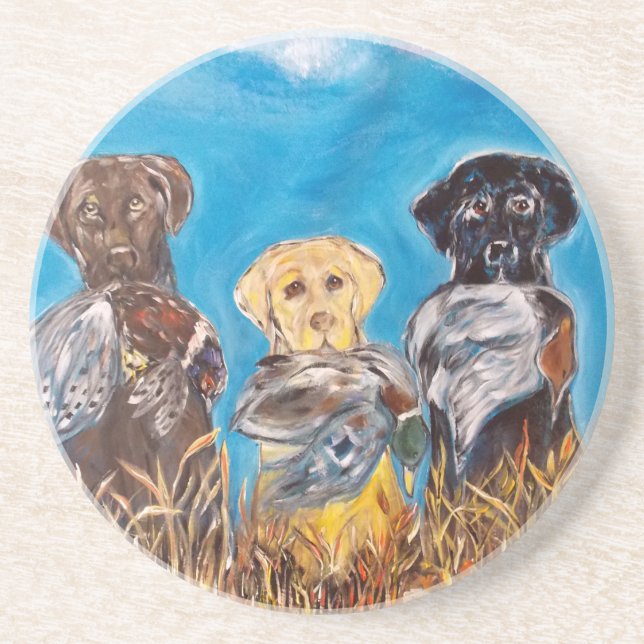LABRADOR RETRIEVERS COASTER (Front)