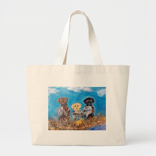 LABRADOR RETRIEVERS LARGE TOTE BAG (Front)