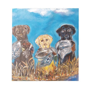 LABRADOR RETRIEVERS NOTEPAD