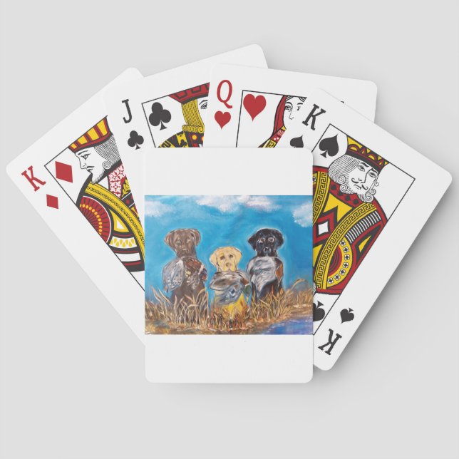 LABRADOR RETRIEVERS PLAYING CARDS (Back)