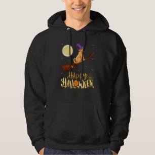 Labrador Ride Witch Shotgun Labrador Dog Halloween Hoodie