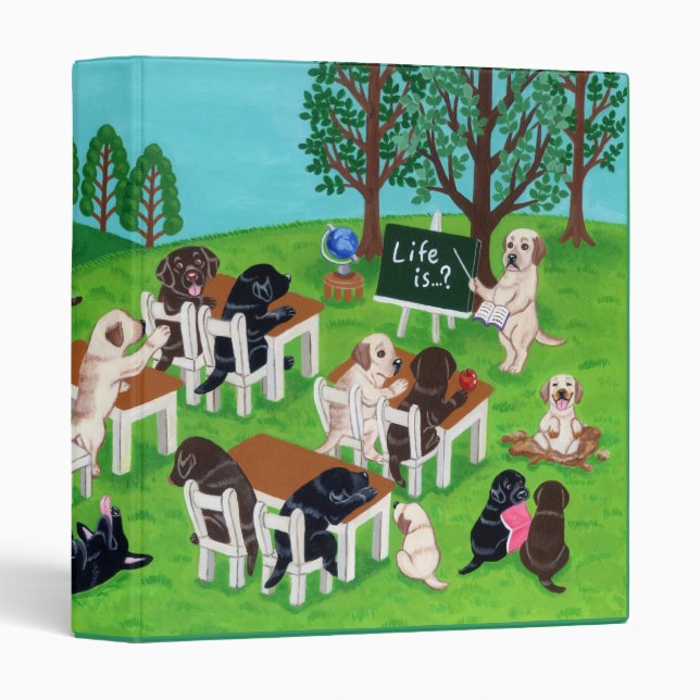 Labrador School Binder (Front/Spine)