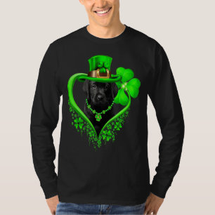 Labrador St Patricks Day Irish Shamrock Dog Love T-Shirt