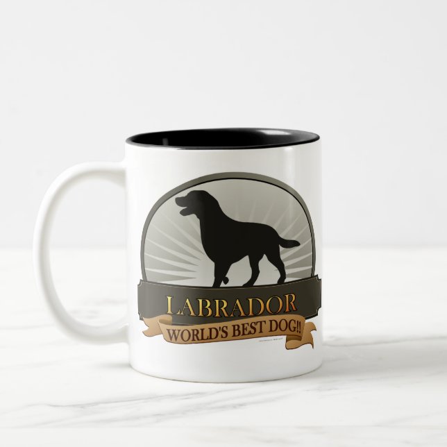 Labrador Two-Tone Coffee Mug (Left)