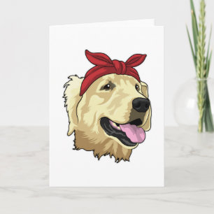 Labrador with Bandana Card
