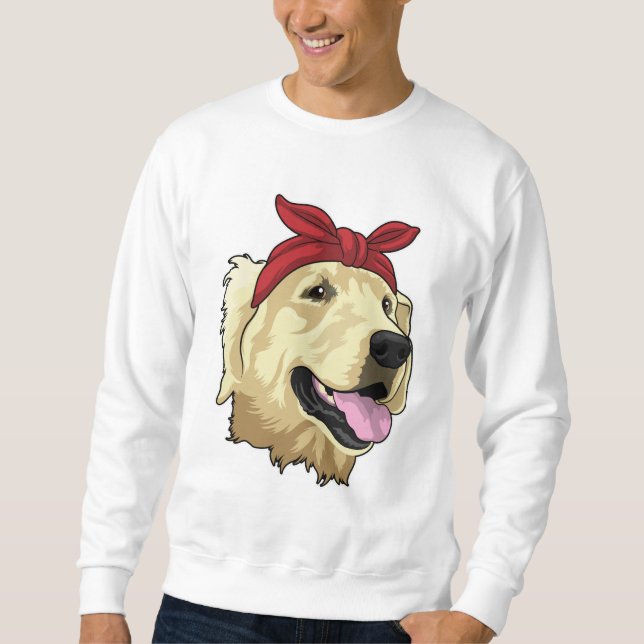 Labrador with Bandana Sweatshirt (Front)