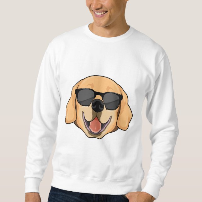 Labrador with Sunglasses Sweatshirt (Front)