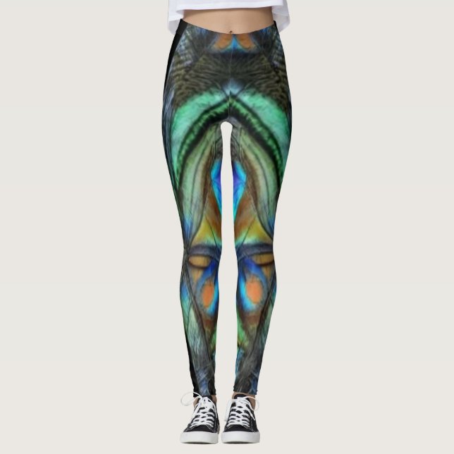 Labradorite Butterfly 2 Leggings (Front)