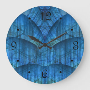 Labradorite Gems Large Clock
