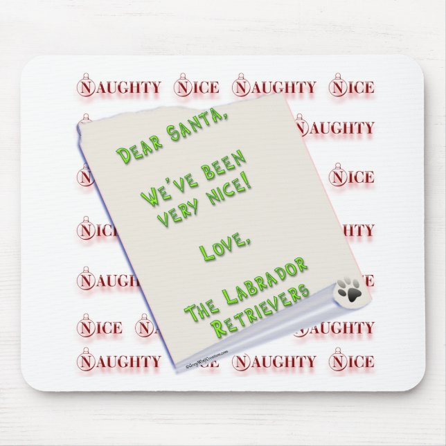 LabradorpluralNice Mouse Pad (Front)