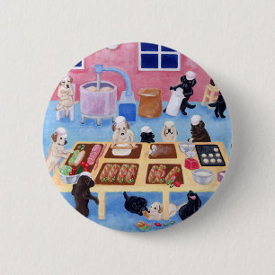 Labradors Bakery 2 Inch Round Button