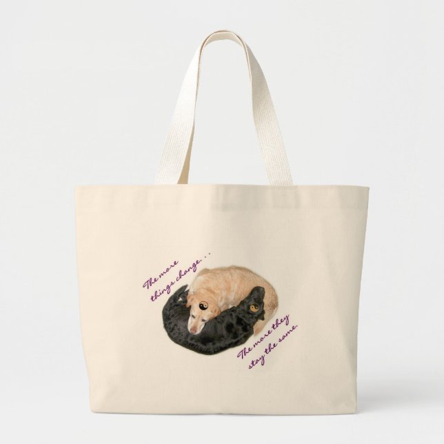 Labradors Large Tote Bag (Front)