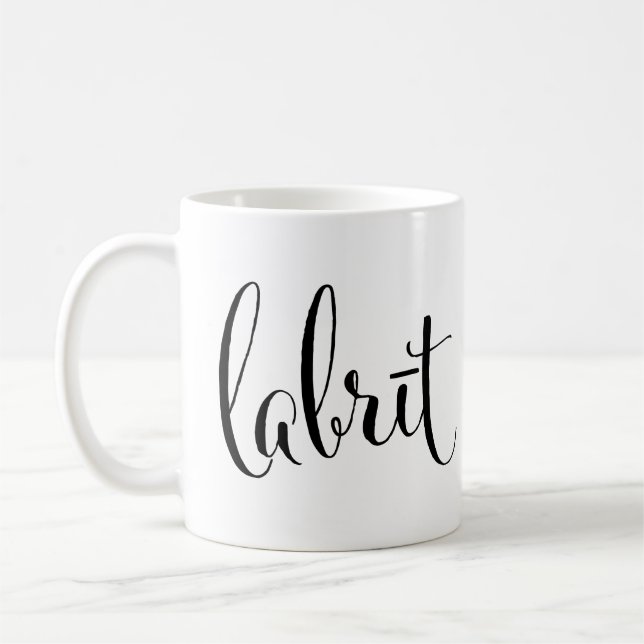 labrīt Good Morning Latvia Mug (Left)