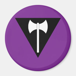 Labrys Lesbian Flag Magnet