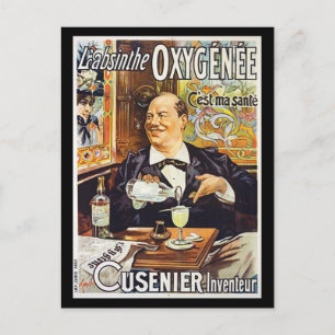 L'Absinthe Cusenier Postcard