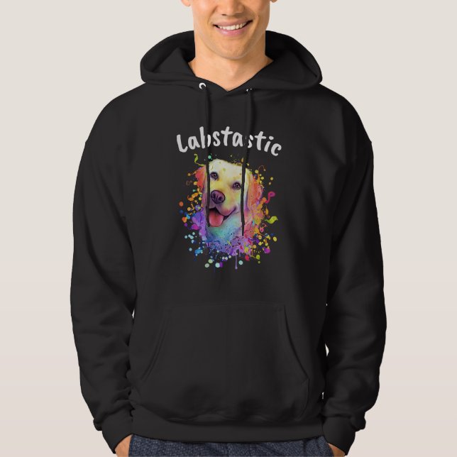 Labstastic  Labrador Retriever Humor Lab Animal Pu Hoodie (Front)