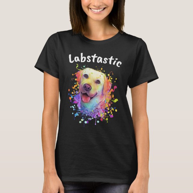 Labstastic  Labrador Retriever Humor Lab Animal Pu T-Shirt (Front)