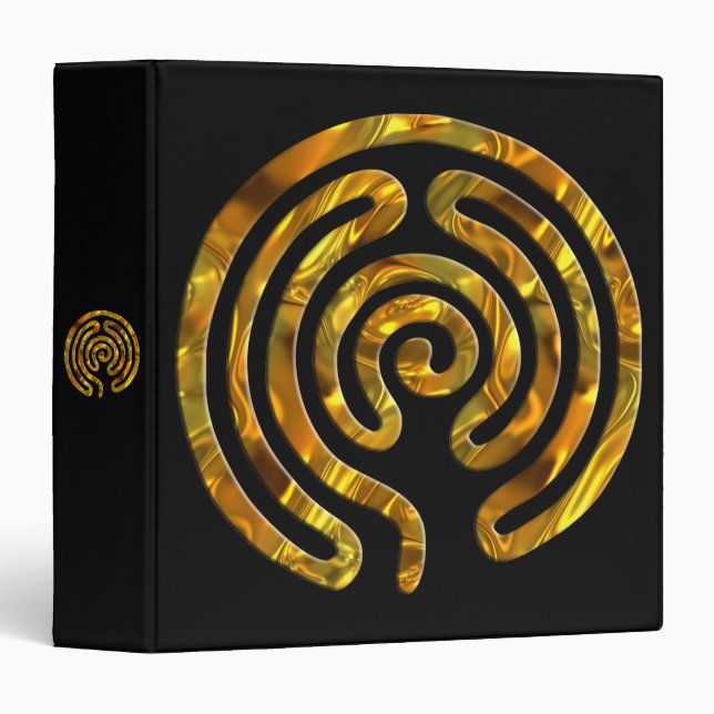 Labyrinth GOLD | black Binder (Front/Spine)