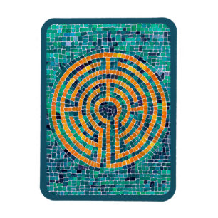 LABYRINTH II 3x4 Flexible Magnet - Green