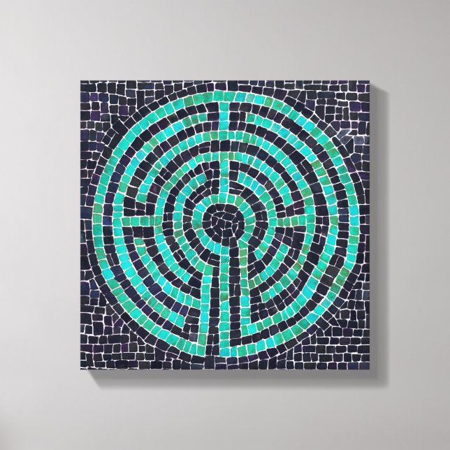 LABYRINTH III 12"x12" Wrapped Canvas (.75" Deep) (Front)