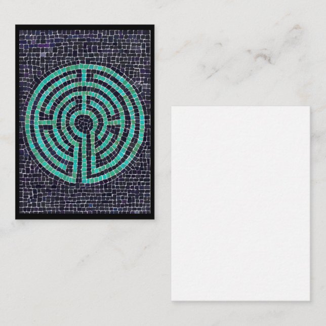 LABYRINTH III 3.5x2.5 Flat Note Card  (Front/Back)