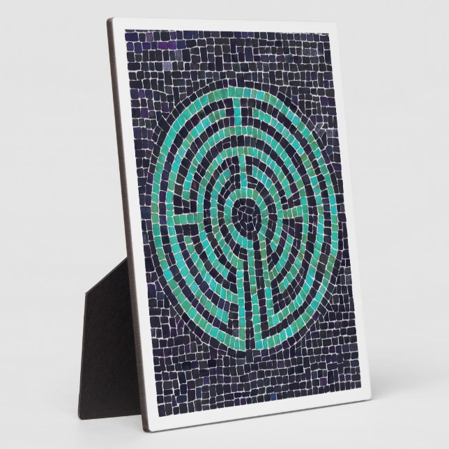 LABYRINTH III 8x10 Plaque à l'acier - Blanc (Côté)