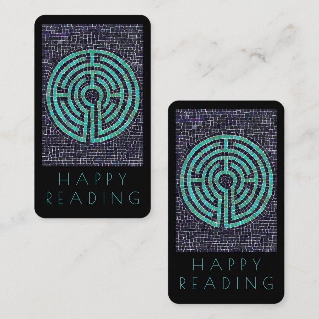 LABYRINTH III Bookmark - 3.5x2 Card + Text / Black (Front/Back)
