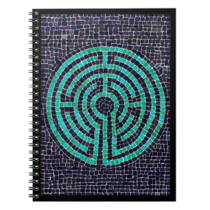 LABYRINTH III Spiral Notebook - Black