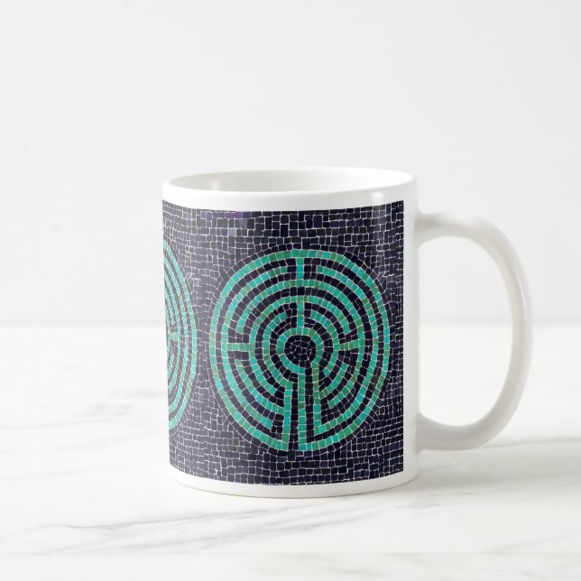 LABYRINTH III White Mug (Right)