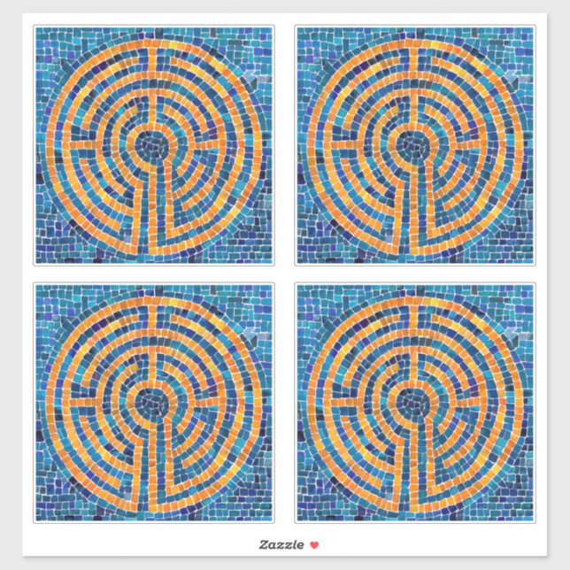LABYRINTH IV 14" (4 Small) Vinyl Sticker  (Sheet)