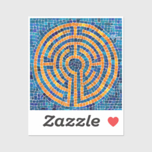LABYRINTH IV 2x2 Vinyl Sticker