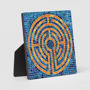 LABYRINTH IV 5.25 Square Plaque with Easel