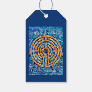 LABYRINTH IV Gift Tags - Blue