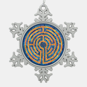 LABYRINTH IV Ornement de flocon de neige