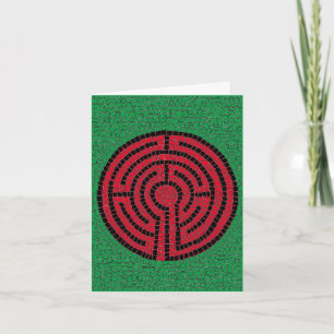 LABYRINTH IX Christmas Note Card