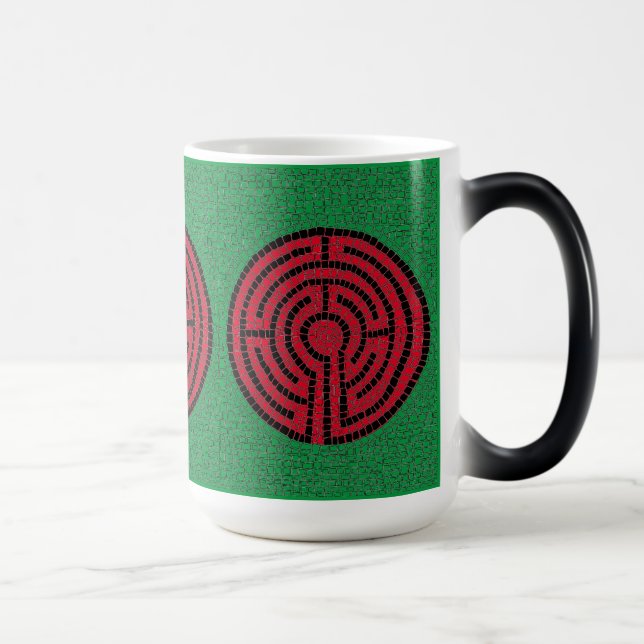 LABYRINTH IX Tall Magic Morphing Mug (Right)